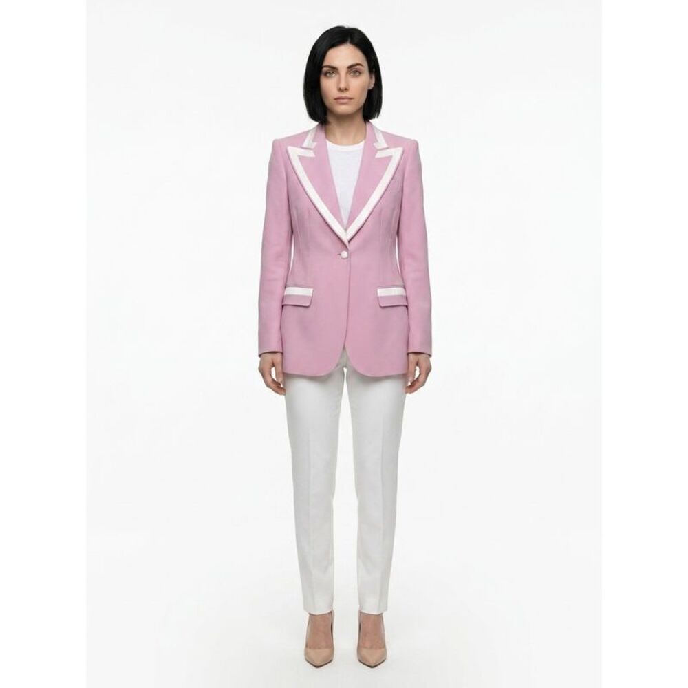 Dolce & Gabbana Pink Elastane Women's Jacket